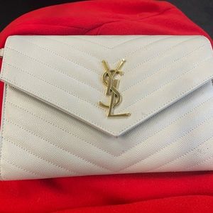 Off white YSL clutch